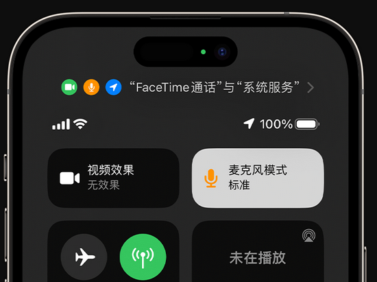 荥经苹果授权维修网点分享iPhone在通话时让你的声音更清晰 