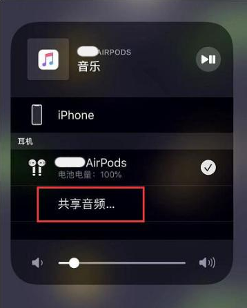 荥经苹果14音频维修点分享iPhone14音频共享设置方法 